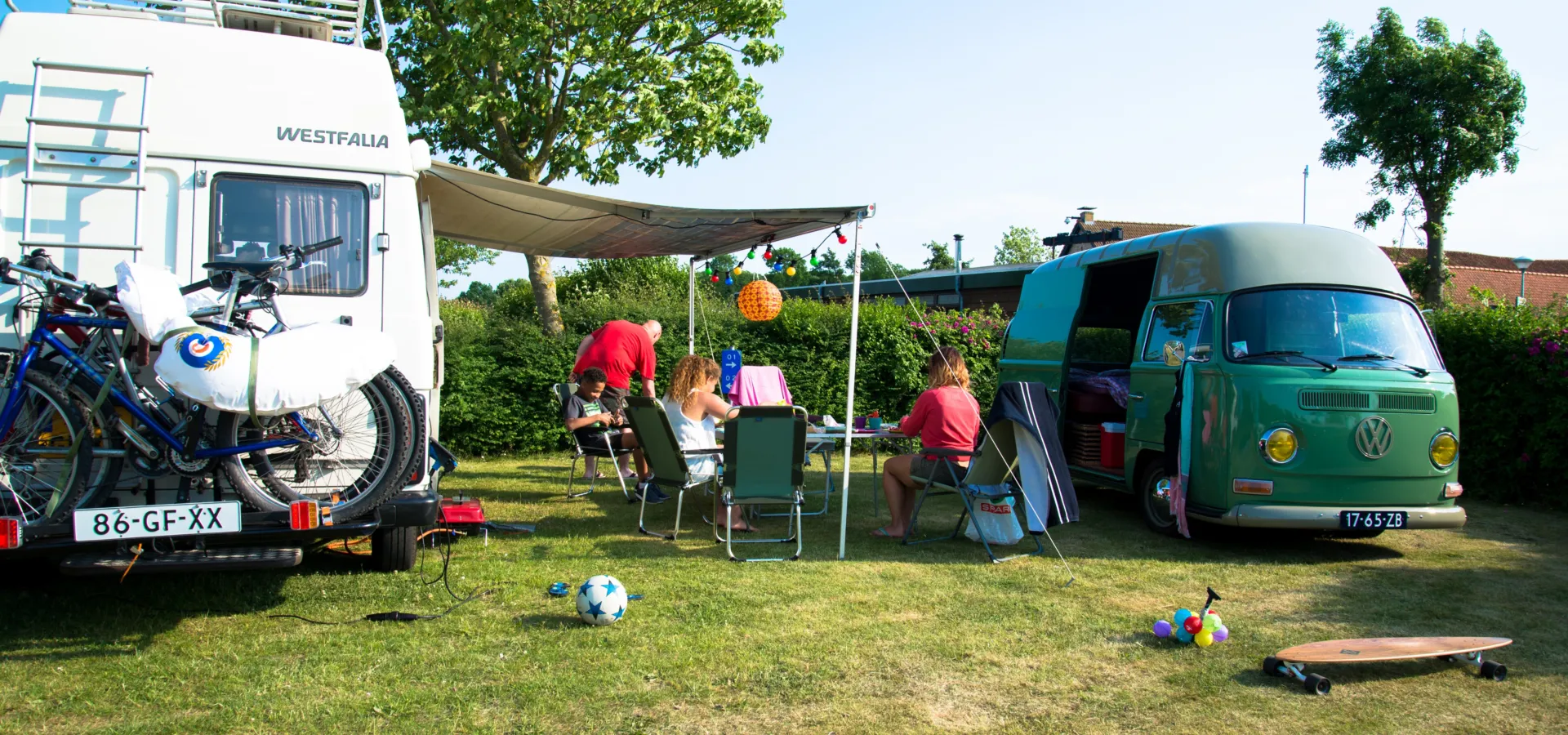 Eigen kampeermiddel — camperplaats Duin & Strand