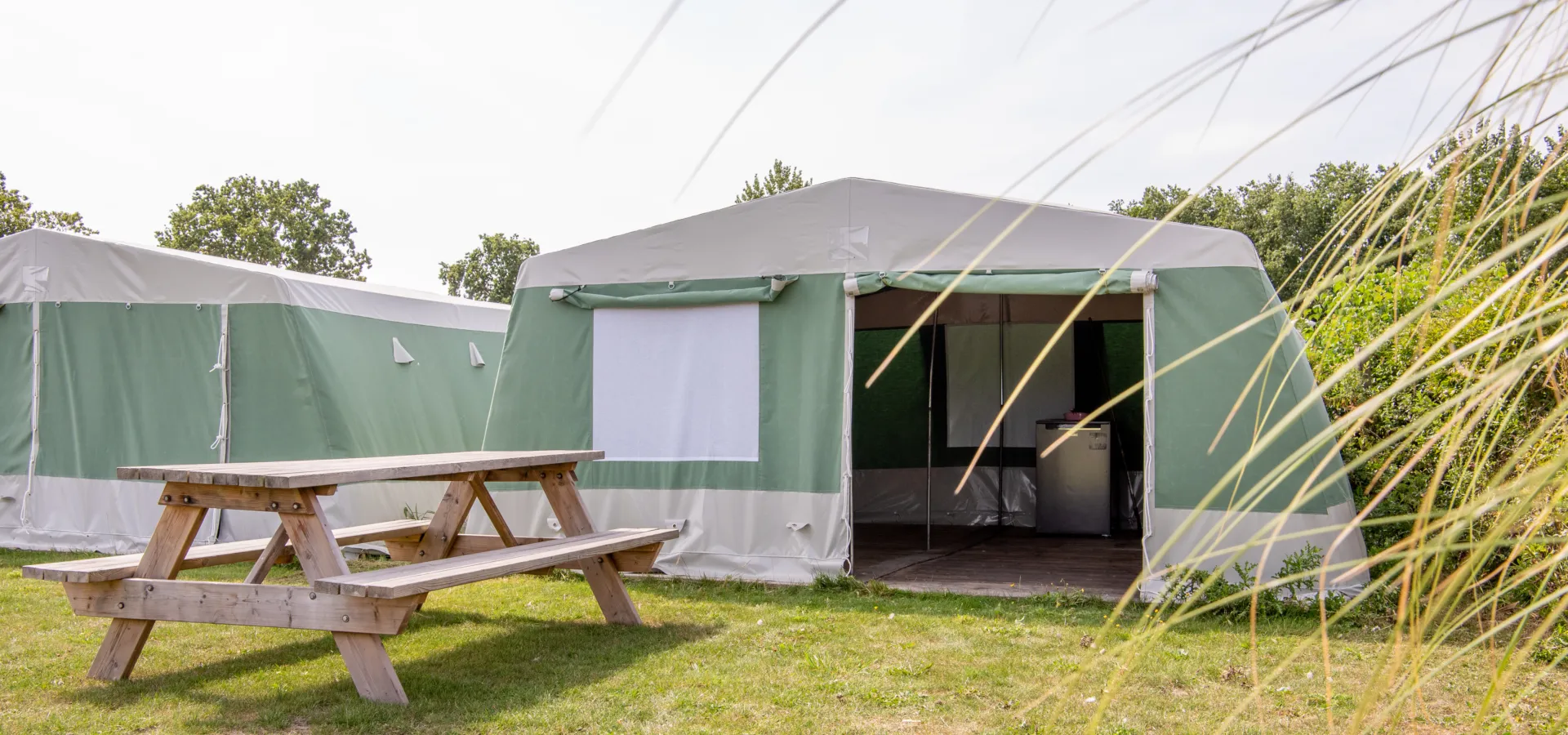 Huurtent zonder stapelbed — Camping Duin & Strand